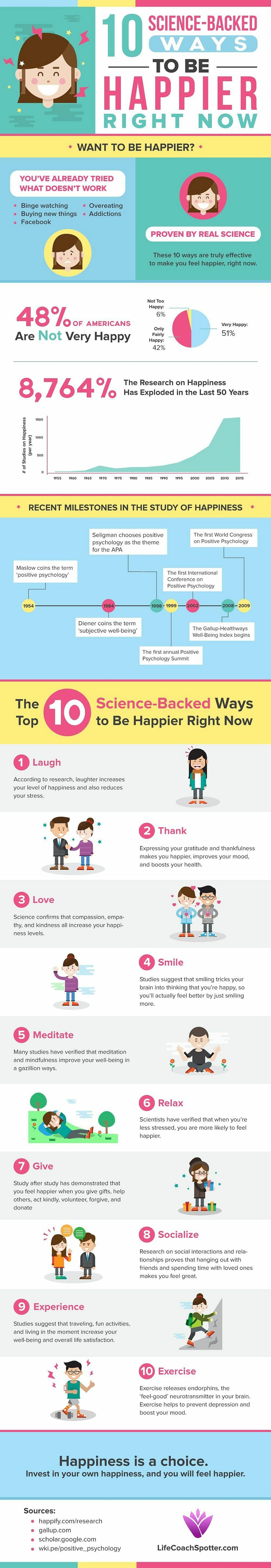 10 ways to be happier
